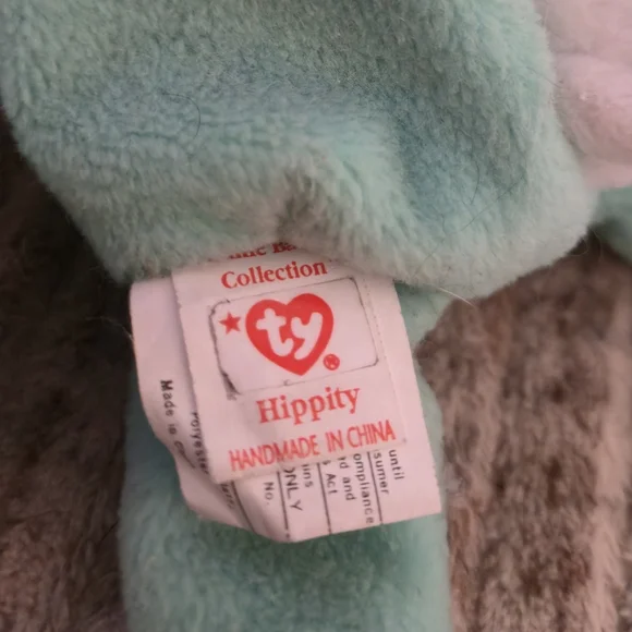 TY Beanie Baby Lot Goochy Bernie Batty Hippity Goatee Seamore 90s Vintage Set 8 - Picture 11 of 16